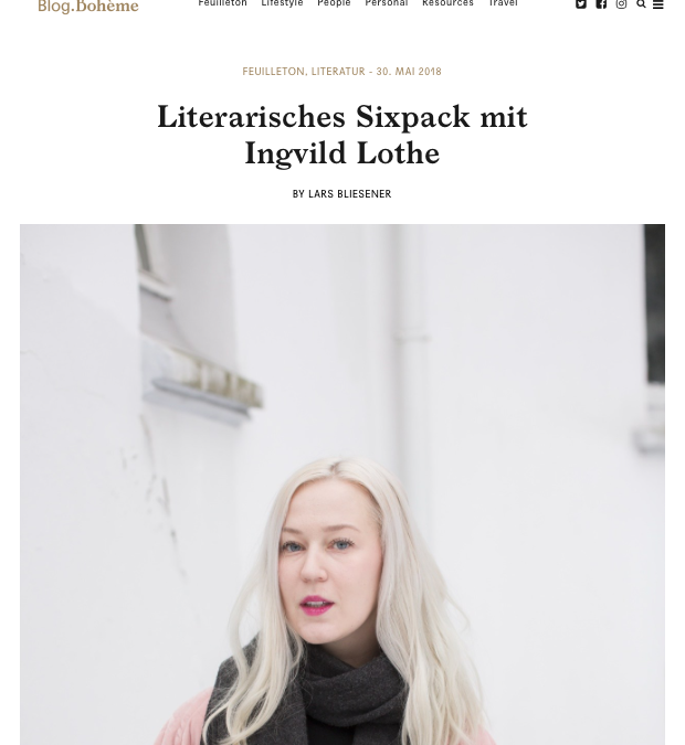 Literarisches Sixpack mit Ingvild Lothe